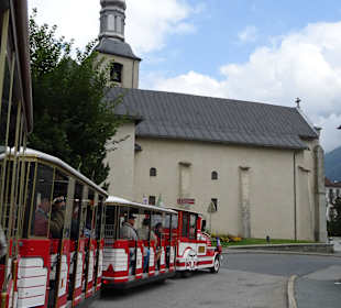 Mit der Mini Train durch Chamonix