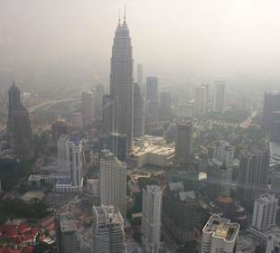 Widok na kuala lumpur