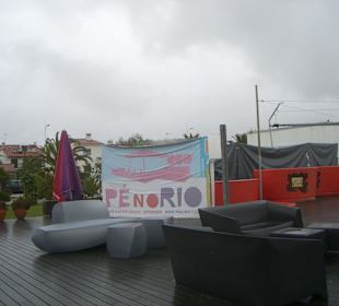 Aussenbereich der Bar