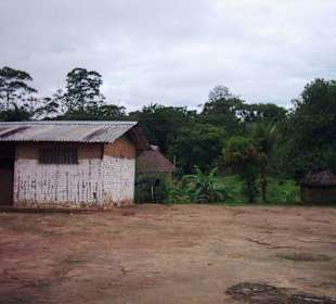 Village of natives at Rio Caura (School)