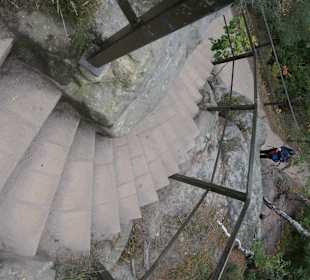 Stufen an der Bastei