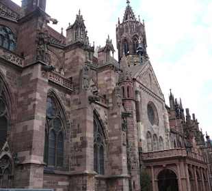 Teilansicht Freiburger Münster.