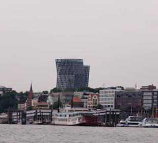 Blick auf die Neue Hafen - City