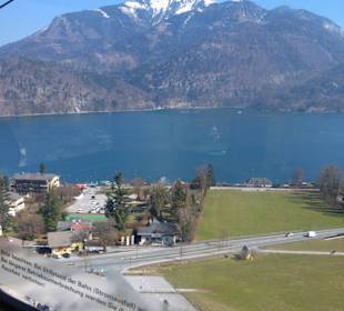 Blick von der Zwölferhornbahn auf den Schafberg