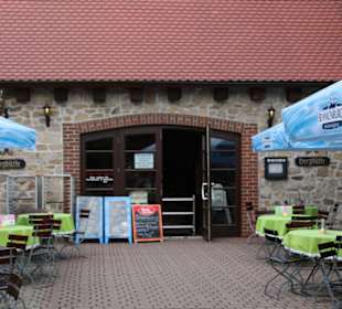 Berghütte Biergarten