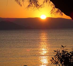 Sonnenuntergang, Tavern Akrogyiali