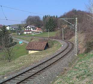 Bahntrasse in Hofstätten