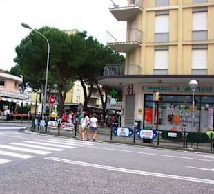 Anfang der Einkaufsmeile