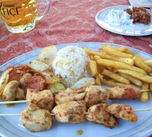 Hähnchenspieß