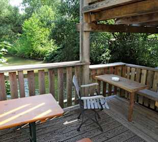 Impressionen aus dem Biergarten Obere Mühle