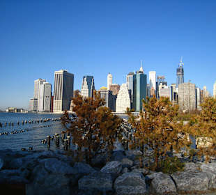 Blick auf Downtown Manhattan