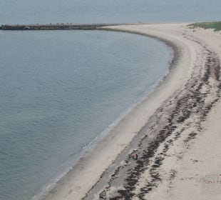 Blick zum Nordstrand von Helgoland