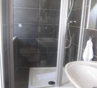 Bad: Wachmacherdusche: Super Hotel Alt Speyer