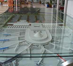 Model vom neuen Terminal  in Antalya