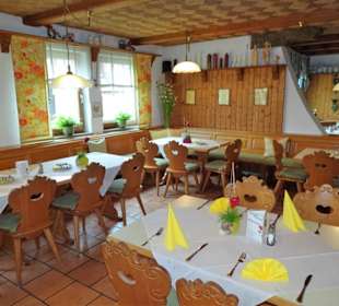 Blick in die Gaststuben des Schwarzen Adlers