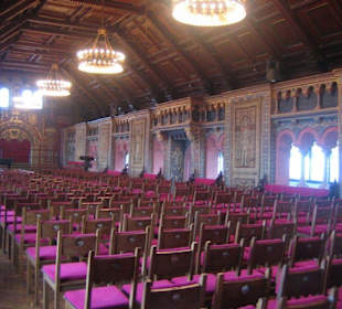 Der Festsaal auf der Wartburg.