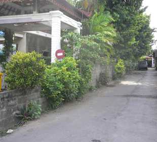 Gasse zum Warung Nasi