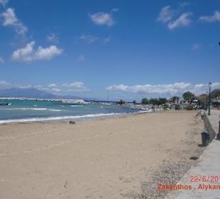 Blick auf den Strand
