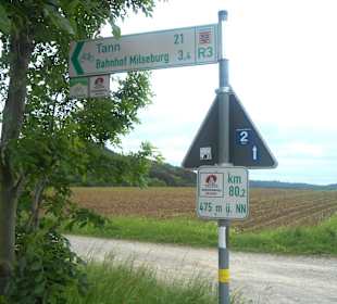 Radwegtafeln