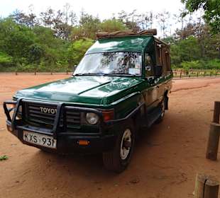 Auf dem Weg nach Shimba Hills