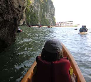 Auf dem Weg zurück zum Schiff
