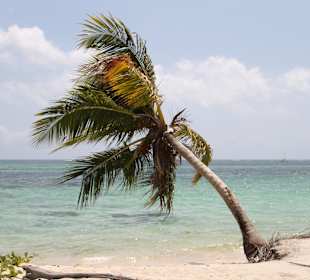 Unbewachter Strand links vom Hotelstrand