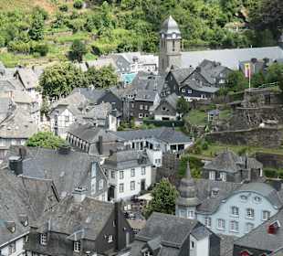Blick zur Altstadt von Monschau