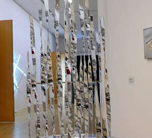 Spiegelfolien verdreht und drehbar