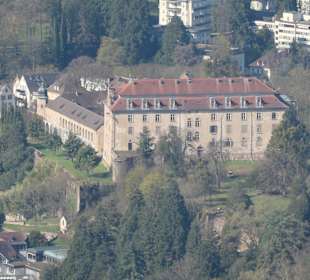 Blick zum Neuen Schloss von Baden-Baden