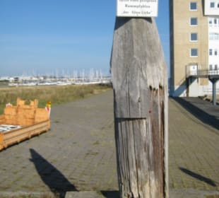 Spitze eines Rammpfahles der "Alten Liebe"