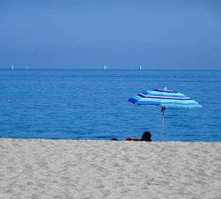 Am Meer in Argelès-Plage