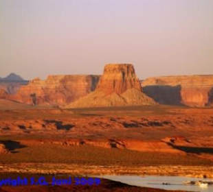 Sunset -  beobachtet im Gebiet Wahweap Marin