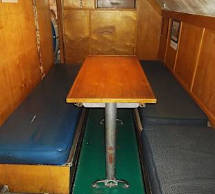 Offiziersraum auf dem Scorpion-U-Boot