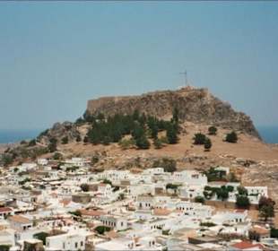 Lindos mit Akropolis