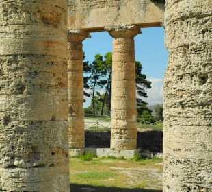 Toller Blick durch den Tempel
