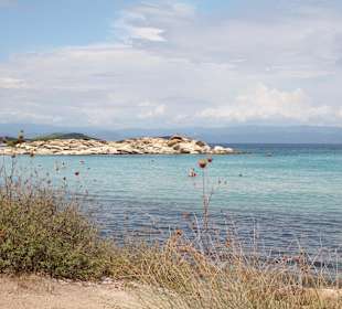 Karydi Beach linke Seite