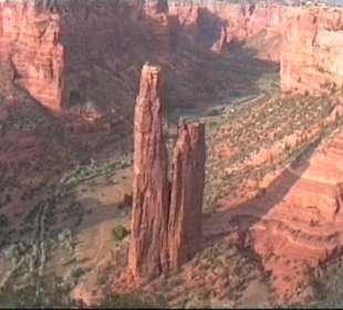 Der Spider Rock im Canyon de Chelly