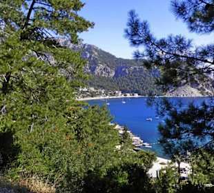 Aussicht vom Weg nach Amos