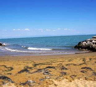 Wellenbrecher nur Fischer