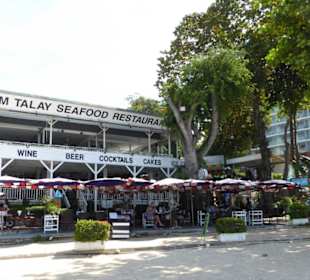 Das Restaurant von der Meerseite