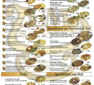 Speisekarte