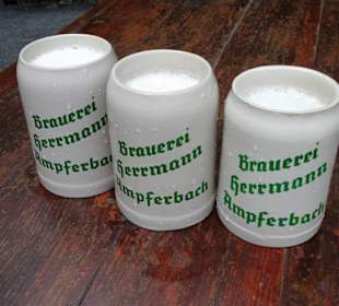 Frisches Kellerbier im Herrmann-Keller