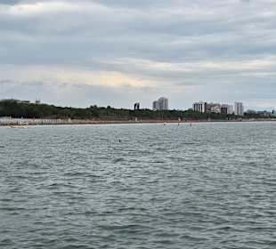 Blick zum Strand hin