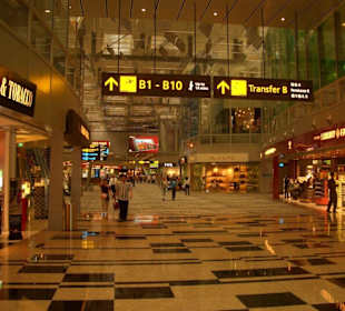 Das neue Terminal 3 im Changi Airport Singapur