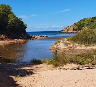 Flusslauf zur Platja Des Bot