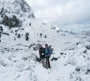 Die Wanderführer im Winter 2010 am Puig Major