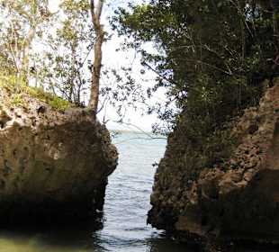 Verbindung zur Samanabucht