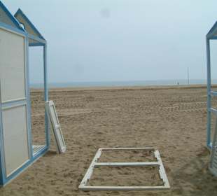 Cabine e spiaggia
