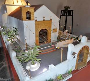 Modell einer Wallfahrtskapelle im Ecomuseo