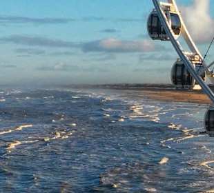 Strand Scheveningen im Dezember